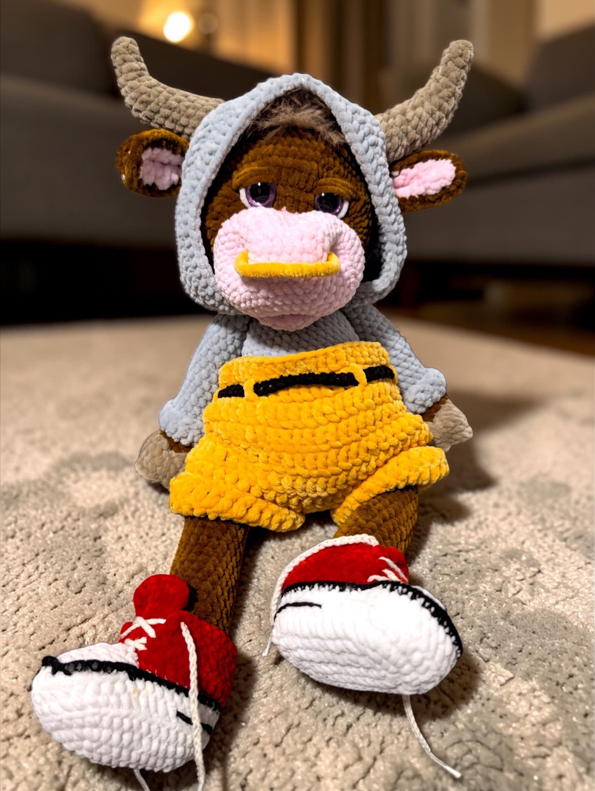 Byk Leoś Wzór szydełkowy