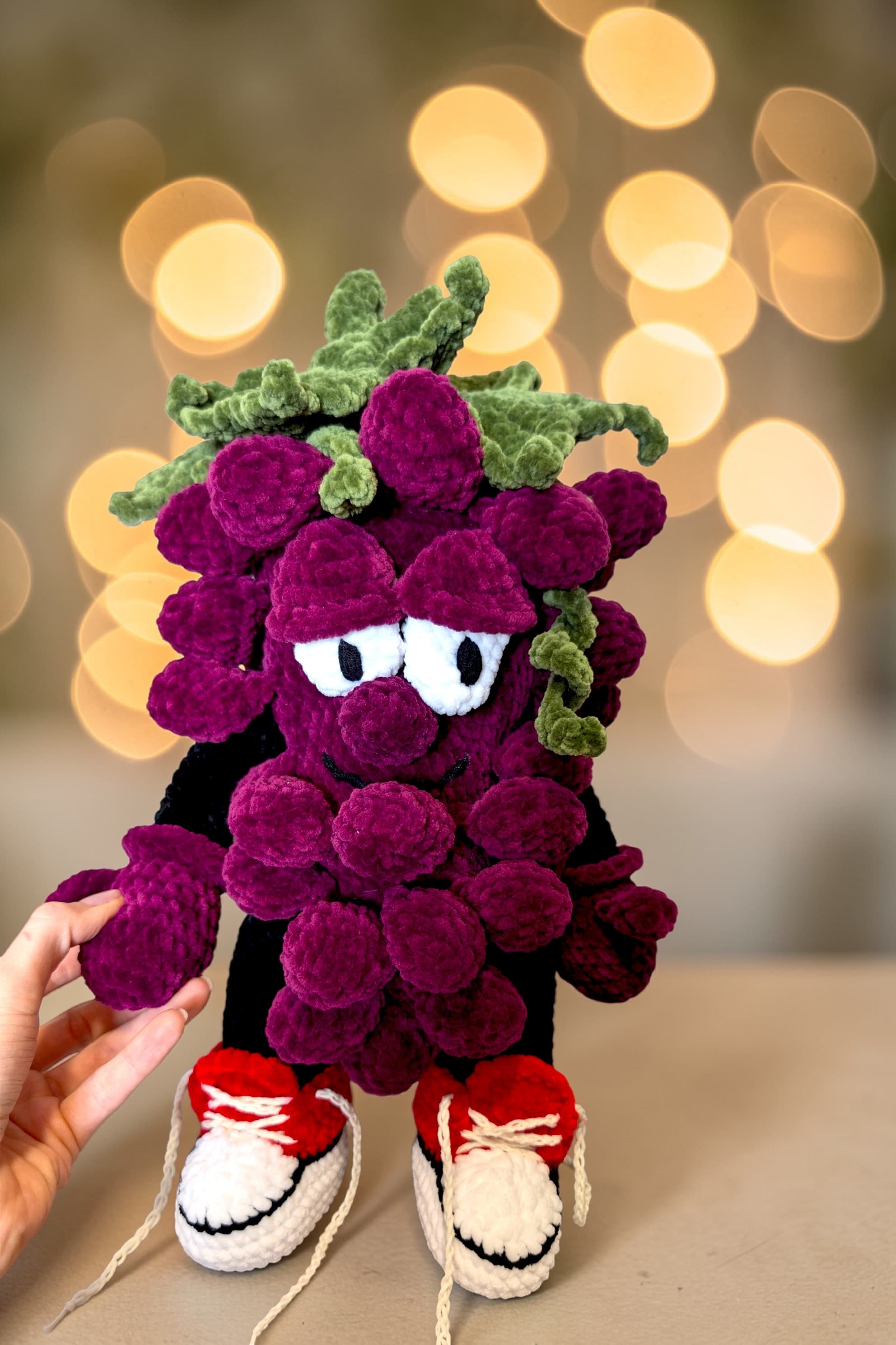 Winogrono- Wzór szydełkowy