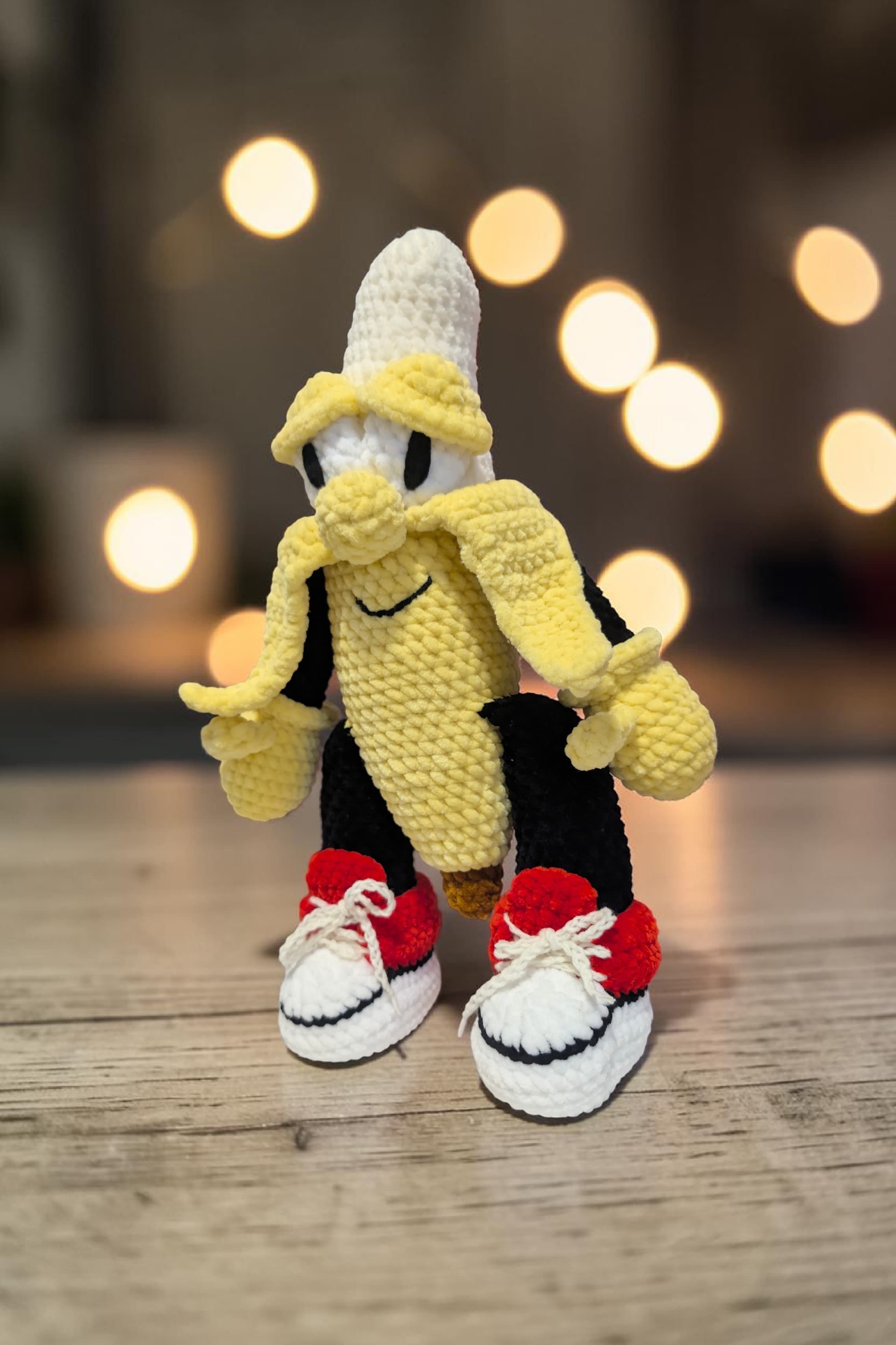 Banan- wzór szydełkowy