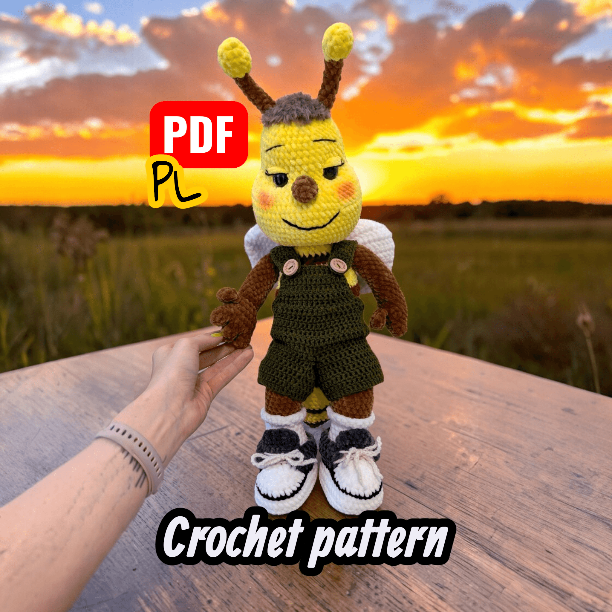 Wzór Szydełkowy Pszczółka Piotruś